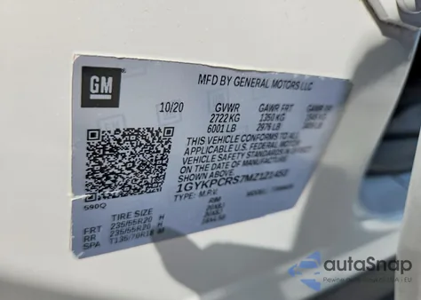 2021 Cadillac Xt6 Premium Luxury from USA, damaged, VIN 1GYKPCRS7MZ121453